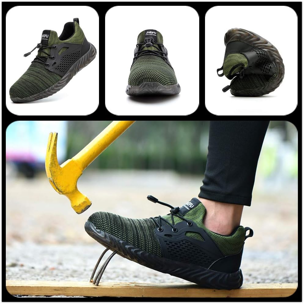 Ayqyc Sicherheitsschuhe Herren S3 Arbeitsschuhe Damen Leicht Atmungsaktiv Schutzschuhe Stahlkappe Sneakers 21 6149HIXeSkL. AC SL1002 - rockonmodels.de