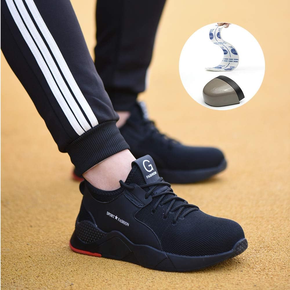 Ayqyc Sicherheitsschuhe Herren S3 Arbeitsschuhe Damen Leicht Atmungsaktiv Schutzschuhe Stahlkappe Sneakers 63 61V8aArKpyL. AC SL1000 - rockonmodels.de