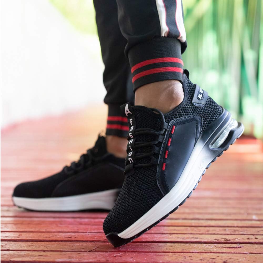 Ayqyc Sicherheitsschuhe Herren S3 Arbeitsschuhe Damen Leicht Atmungsaktiv Schutzschuhe Stahlkappe Sneakers 90 - rockonmodels.de