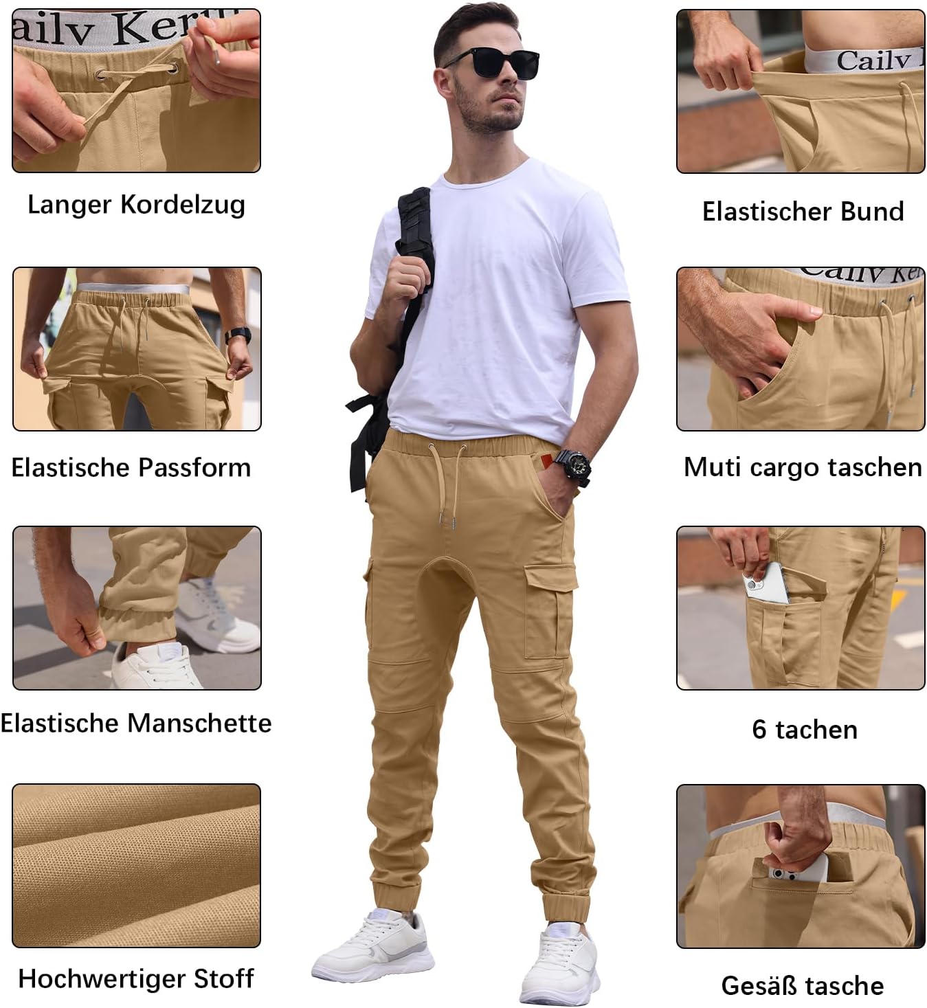 Cindeyar Herren Hosen Slim Fit Casual Jogger Sporthose Freizeithose Cargo Chino Jeans Hose 10 71KKIJsRFFL. AC SL1500 - rockonmodels.de