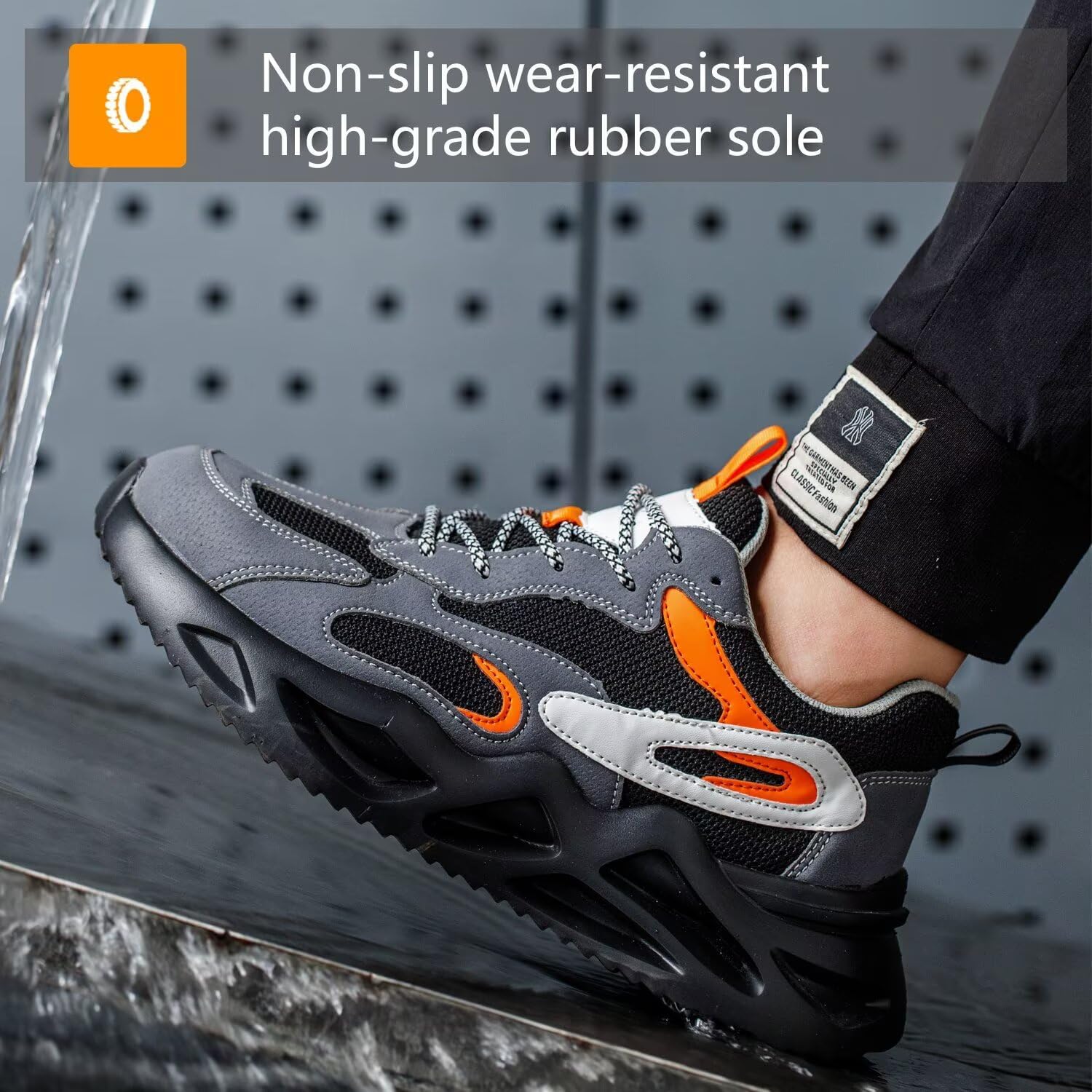 Annvia Steel Toe Cap Trainers Men Women Safety Trainers Lightweight Breathable Non Slip Work Shoes Safety Boots Construction Industrial Sneakers 5 - rockonmodels.de
