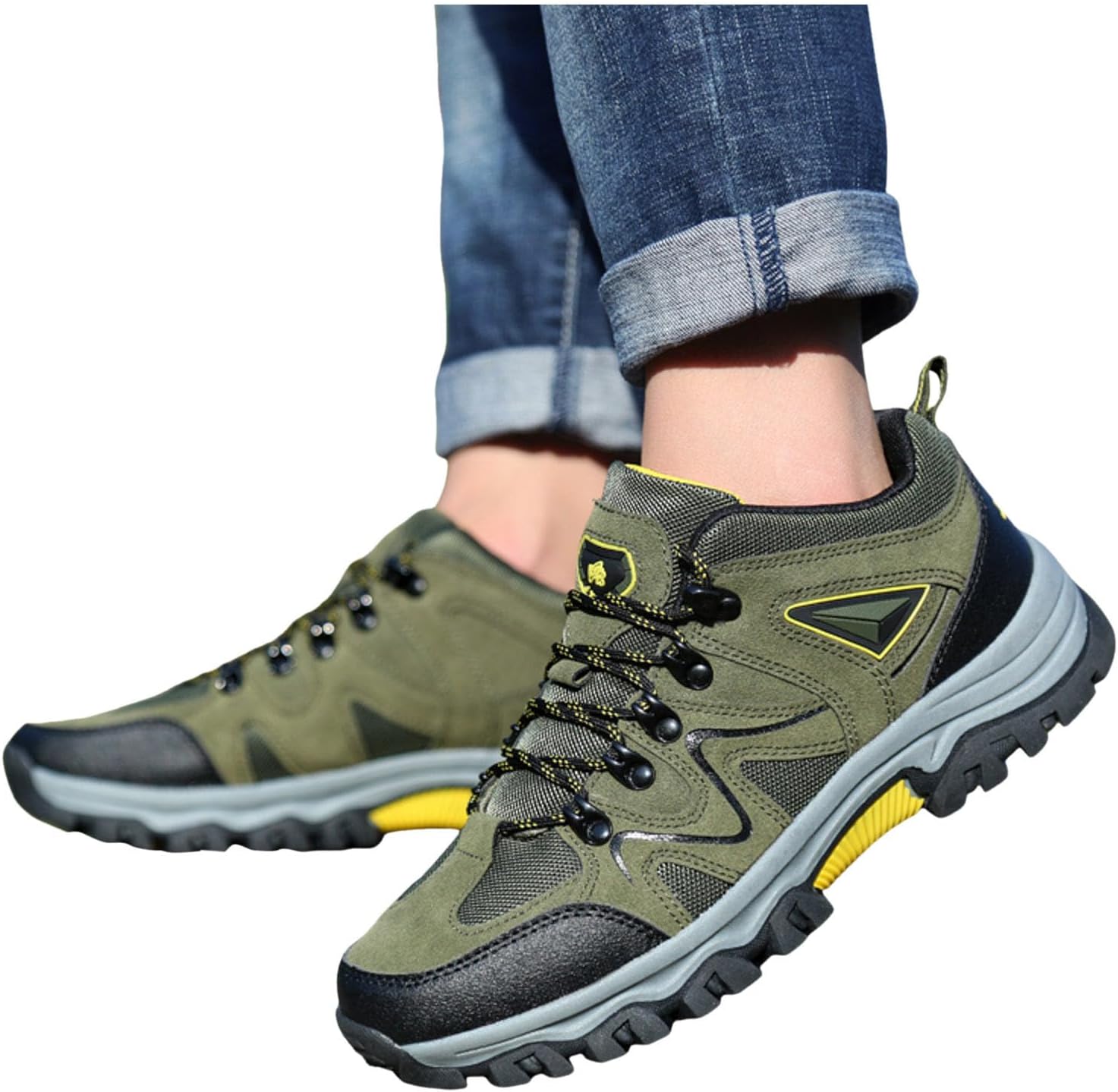 Arbeitsschuhe Herren Leicht Sicherheitsschuhe - Trainingsschuhe Sportlich Breite Füße Work Shoes Wasserdicht Safety Sneaker Stahlkappenschuhe rutschfest Atmungsaktiv 11 7147TckF7tL. AC SL1500 - rockonmodels.de