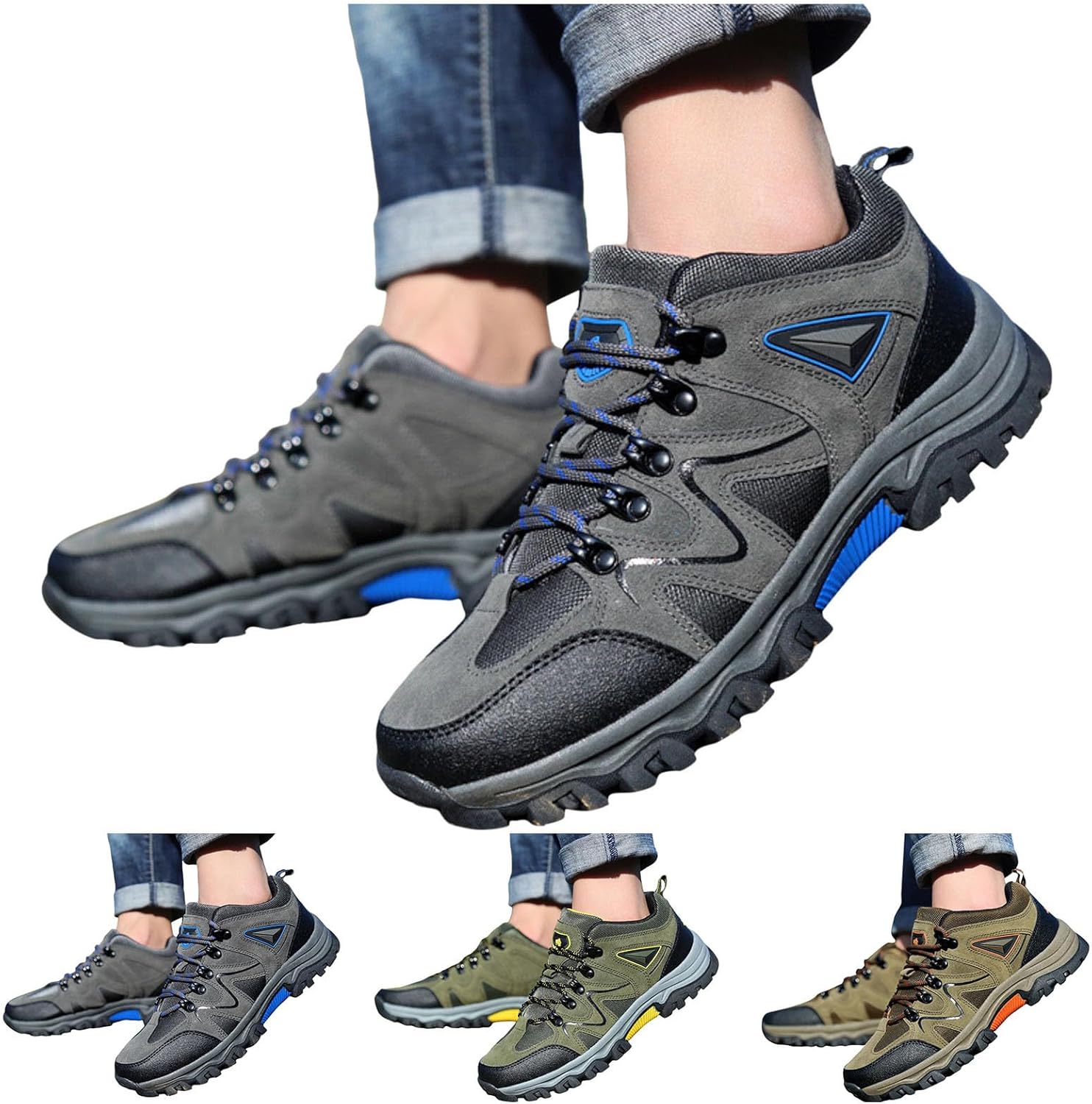 Arbeitsschuhe Herren Leicht Sicherheitsschuhe - Trainingsschuhe Sportlich Breite Füße Work Shoes Wasserdicht Safety Sneaker Stahlkappenschuhe rutschfest Atmungsaktiv 6 716CdSym2WL. AC SL1500 - rockonmodels.de