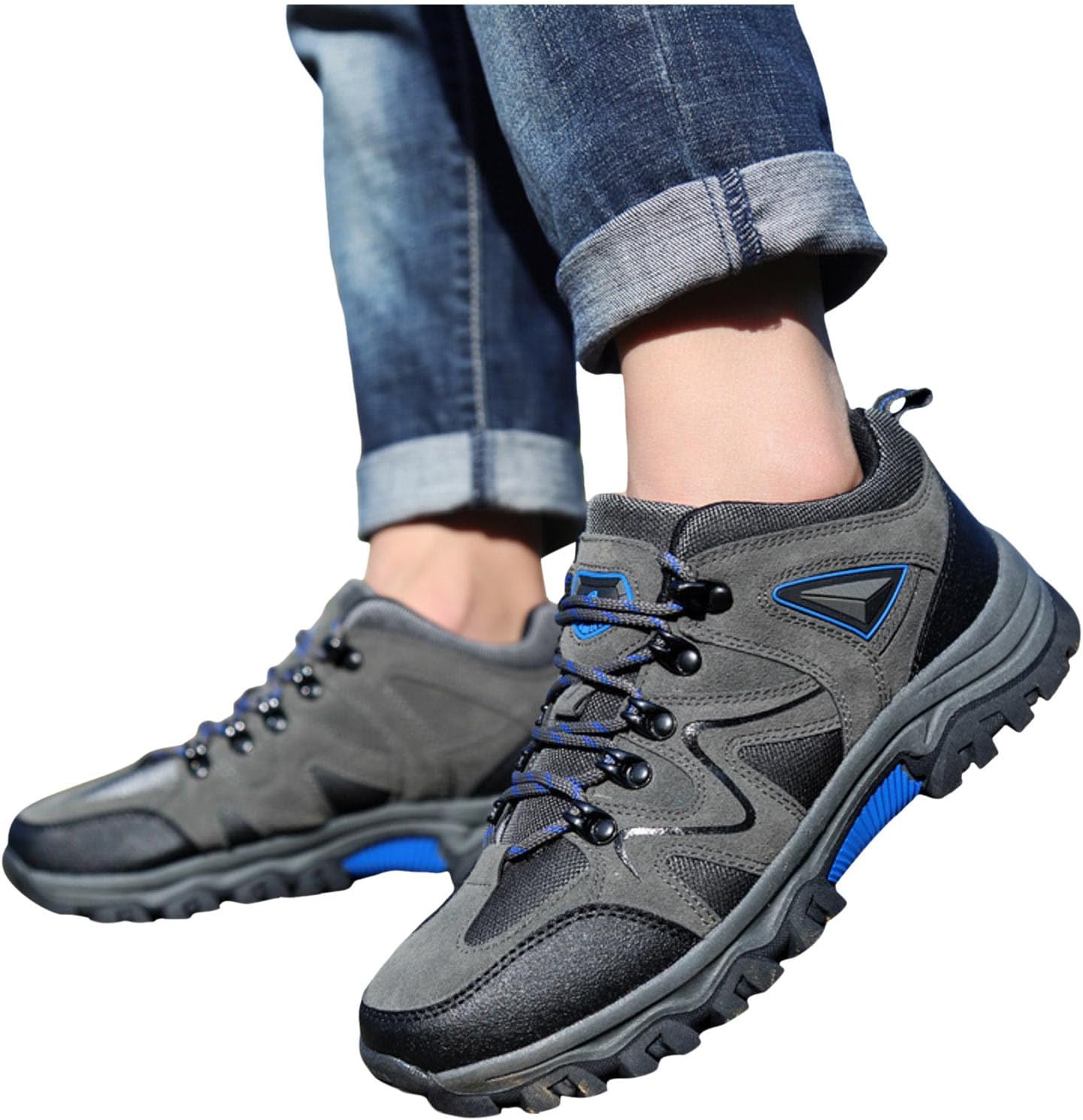Arbeitsschuhe Herren Leicht Sicherheitsschuhe - Trainingsschuhe Sportlich Breite Füße Work Shoes Wasserdicht Safety Sneaker Stahlkappenschuhe rutschfest Atmungsaktiv 2 71YCDLRlCWL. AC SL1500 - rockonmodels.de