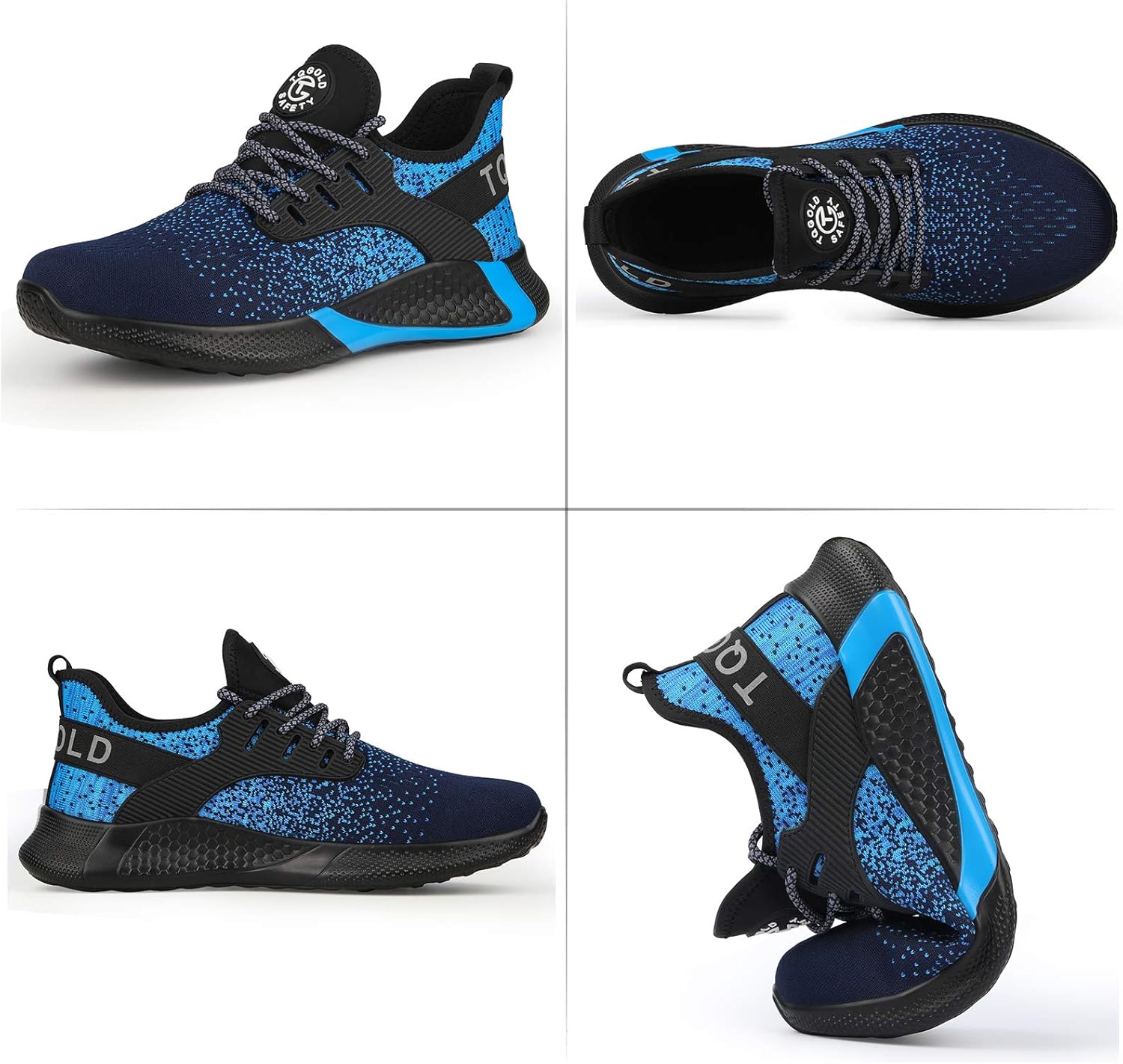 AONETIGER Sicherheitsschuhe Herren Damen Leicht Arbeitsschuhe Stahlkappe Sportlich Schutzschuhe Atmungsaktiv rutschfest Schuhe Sneaker 12 7198ybEiVJL. AC SL1500 - rockonmodels.de