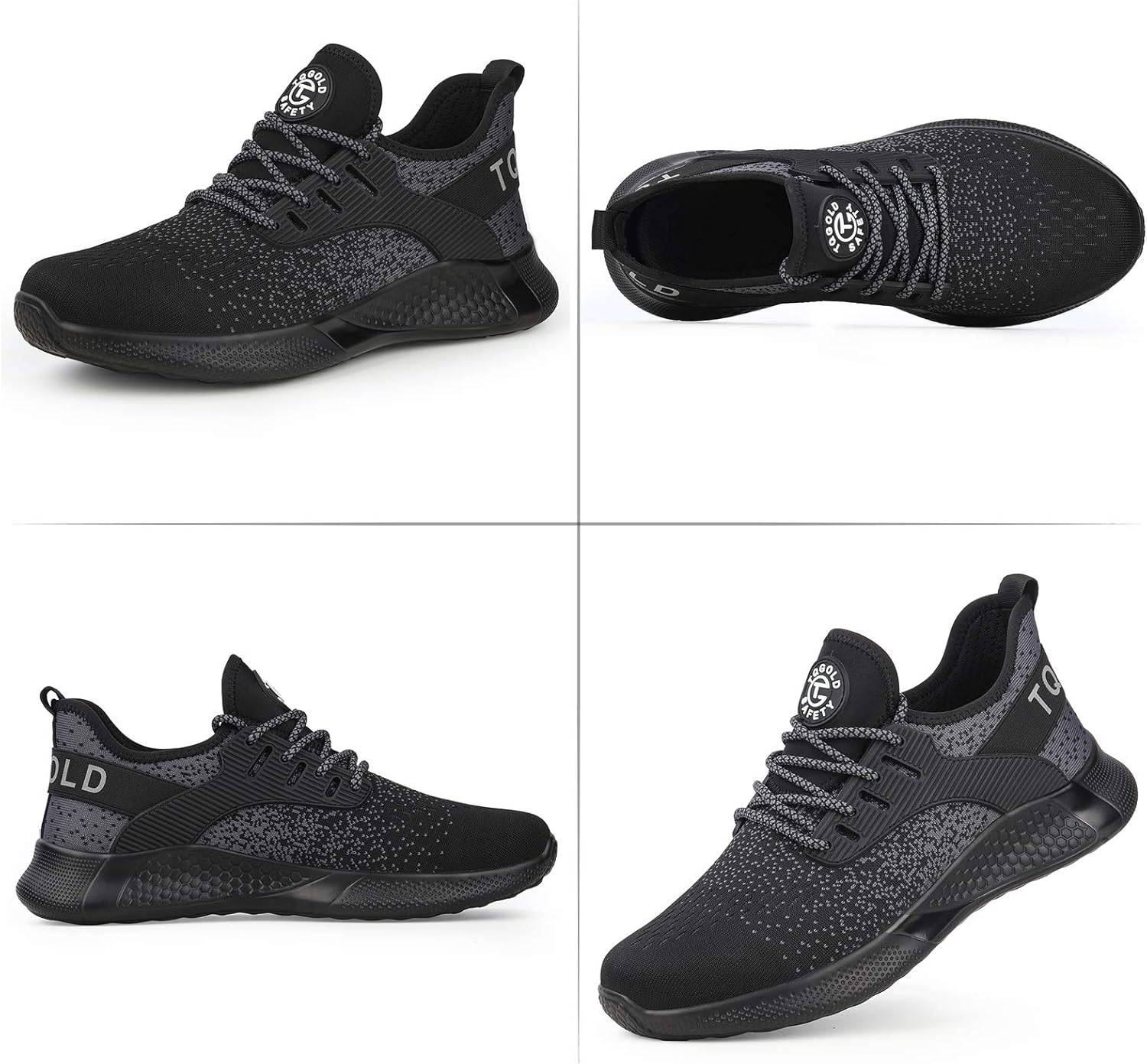 AONETIGER Sicherheitsschuhe Herren Damen Leicht Arbeitsschuhe Stahlkappe Sportlich Schutzschuhe Atmungsaktiv rutschfest Schuhe Sneaker 39 71PQpXSCgSL. AC SL1500 - rockonmodels.de