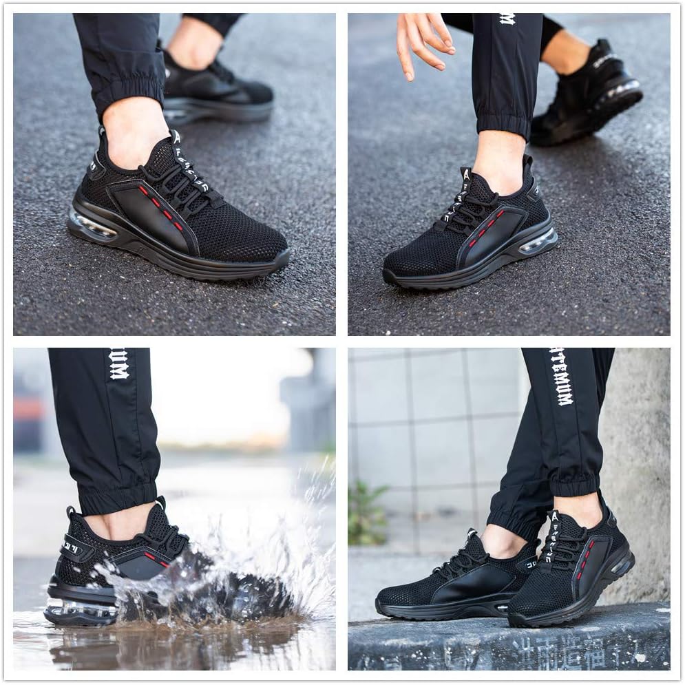 Ayqyc Sicherheitsschuhe Herren S3 Arbeitsschuhe Damen Leicht Atmungsaktiv Schutzschuhe Stahlkappe Sneakers 83 71QfGMeGVXL. AC SL1002 - rockonmodels.de