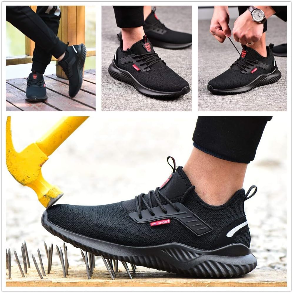 Ayqyc Sicherheitsschuhe Herren S3 Arbeitsschuhe Damen Leicht Atmungsaktiv Schutzschuhe Stahlkappe Sneakers 70 71TPfdYoJJL. AC SL1002 - rockonmodels.de