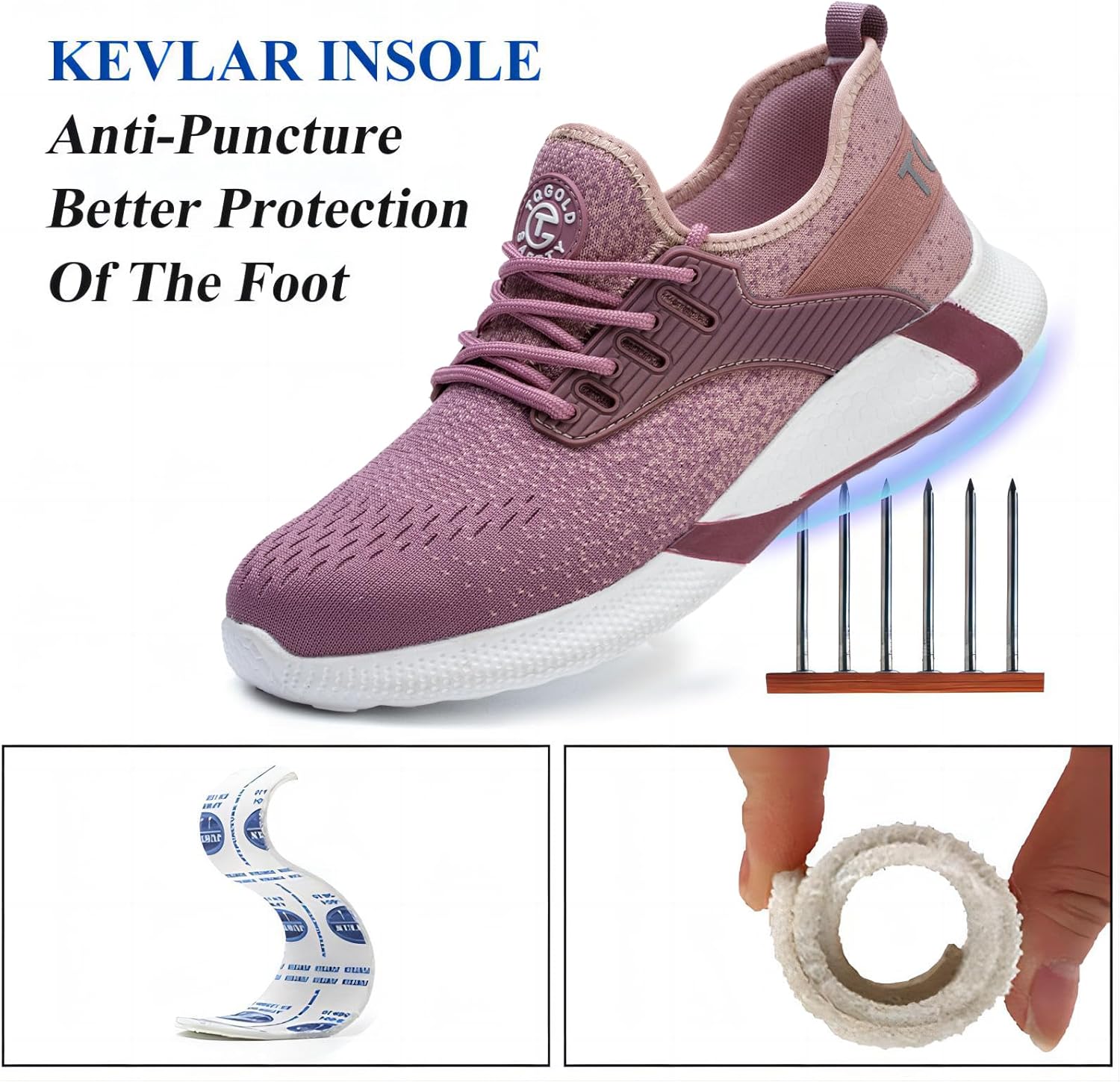 AONETIGER Sicherheitsschuhe Herren Damen Leicht Arbeitsschuhe Stahlkappe Sportlich Schutzschuhe Atmungsaktiv rutschfest Schuhe Sneaker 31 71l4uy4KDDL. AC SL1500 - rockonmodels.de