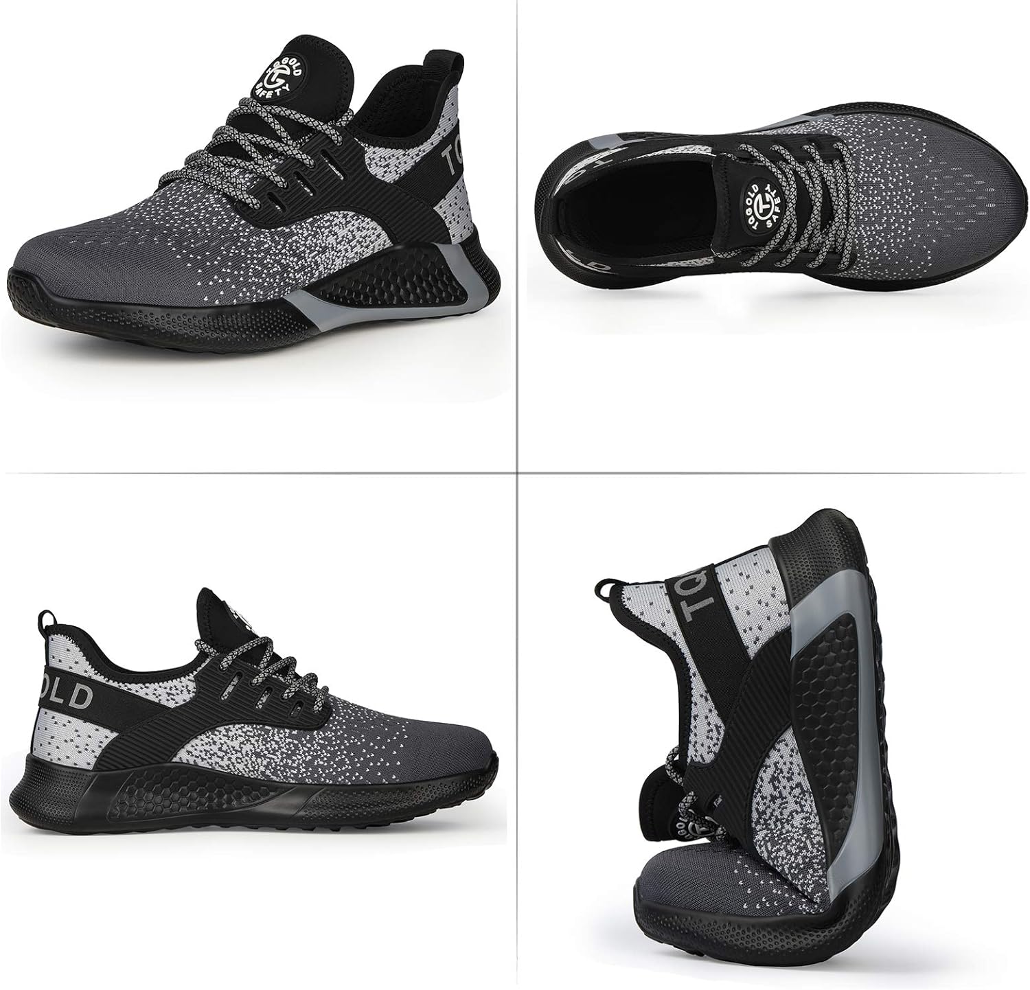 AONETIGER Sicherheitsschuhe Herren Damen Leicht Arbeitsschuhe Stahlkappe Sportlich Schutzschuhe Atmungsaktiv rutschfest Schuhe Sneaker 19 71qeizETrYL. AC SL1500 - rockonmodels.de