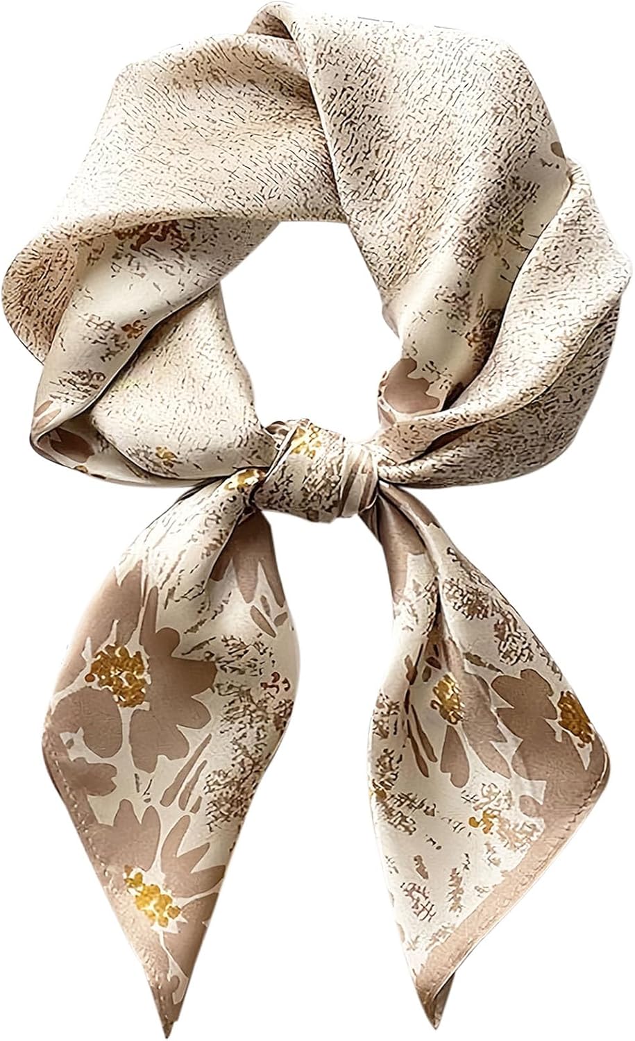 Hioyiwse Satin-Bandanas, Kopftuch für Damen, Haarschal, Zubehör, leicht, modisch, Wickeltuch, Halstuch, Seide, Schlaf-Kopftuch