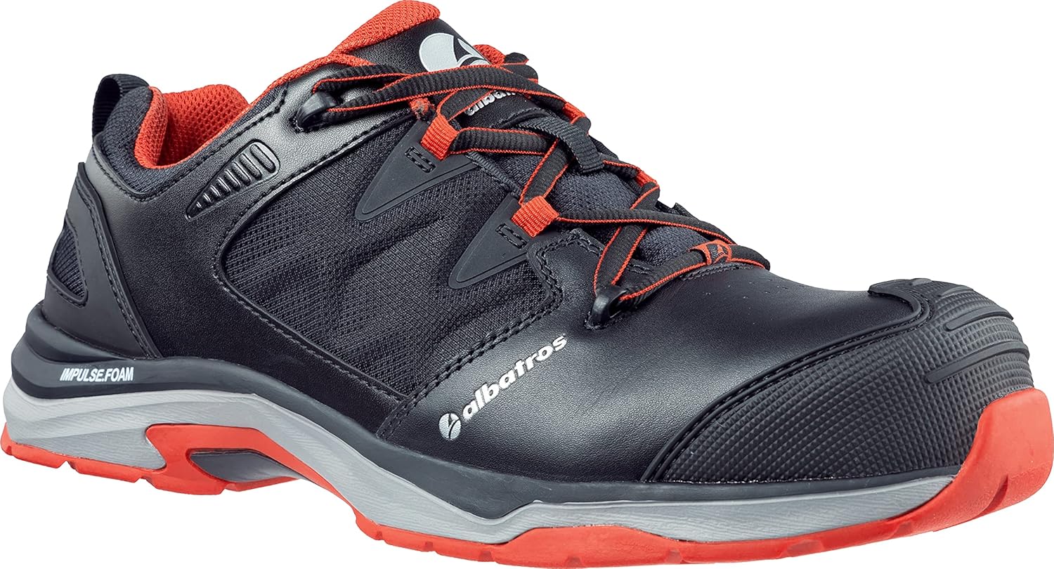 ALBATROS ULTRATRAIL Low Arbeitsschuh Sicherheitsschuh S3 ESD HRO SRC Fiberglaskappe ESD Durchtrittschutz rutschfest hitzebeständig metallfrei Unisex 10 815 - rockonmodels.de