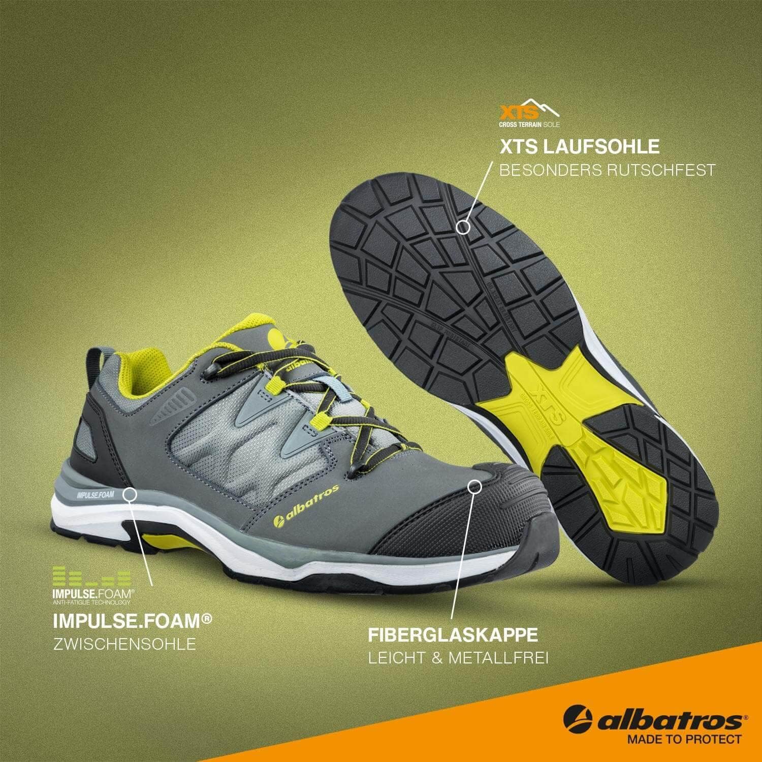 ALBATROS ULTRATRAIL Low Arbeitsschuh Sicherheitsschuh S3 ESD HRO SRC Fiberglaskappe ESD Durchtrittschutz rutschfest hitzebeständig metallfrei Unisex 7 81AtNhkw7aL. AC SL1500 - rockonmodels.de