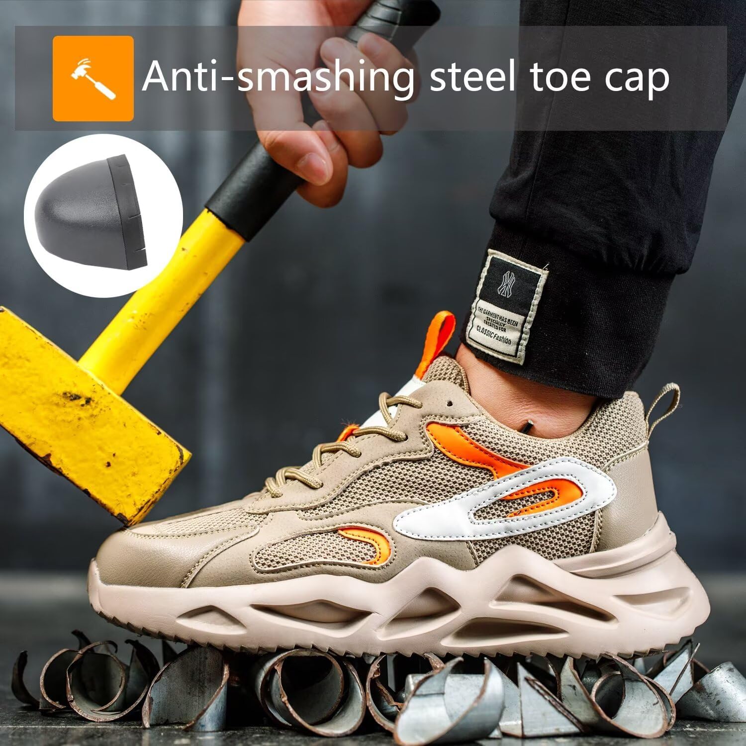 Annvia Steel Toe Cap Trainers Men Women Safety Trainers Lightweight Breathable Non Slip Work Shoes Safety Boots Construction Industrial Sneakers 9 81F2pVG6qzL. AC SL1500 - rockonmodels.de
