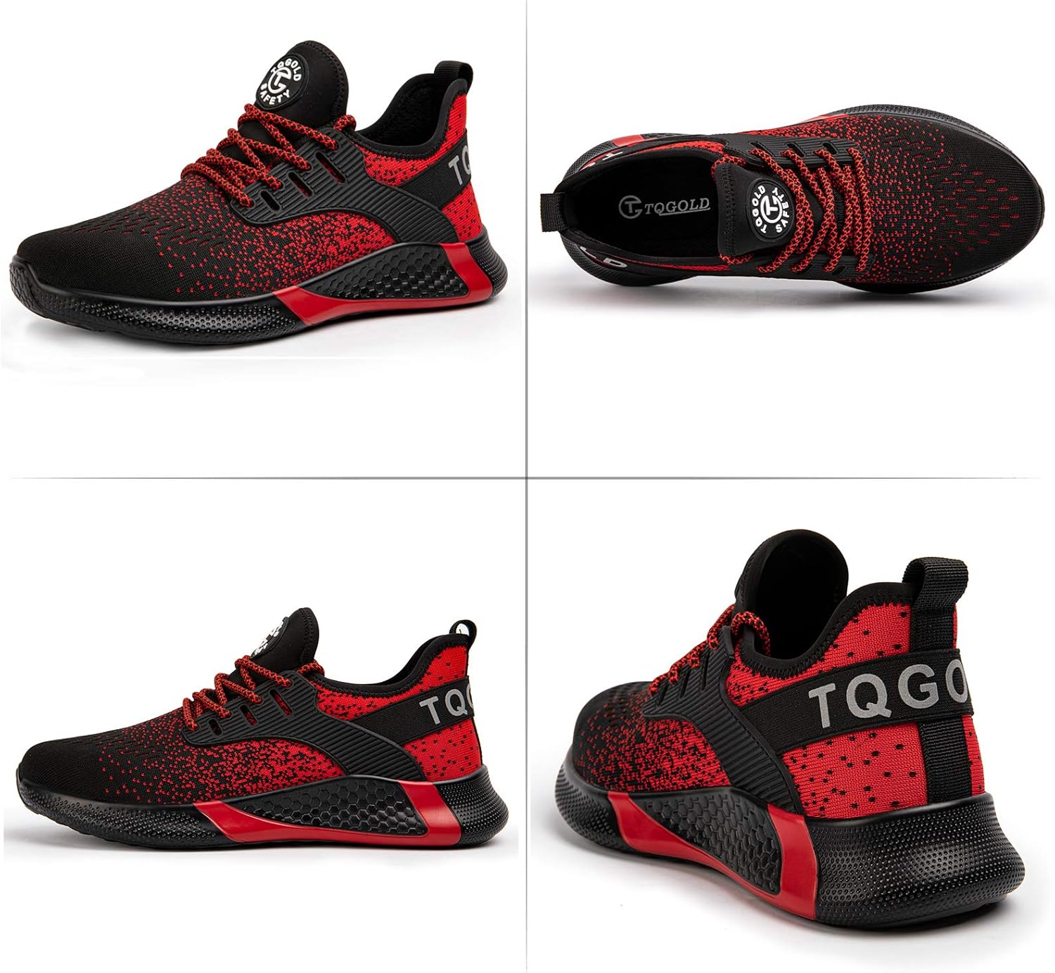 AONETIGER Sicherheitsschuhe Herren Damen Leicht Arbeitsschuhe Stahlkappe Sportlich Schutzschuhe Atmungsaktiv rutschfest Schuhe Sneaker 5 81ZH4yRImvL. AC SL1500 - rockonmodels.de
