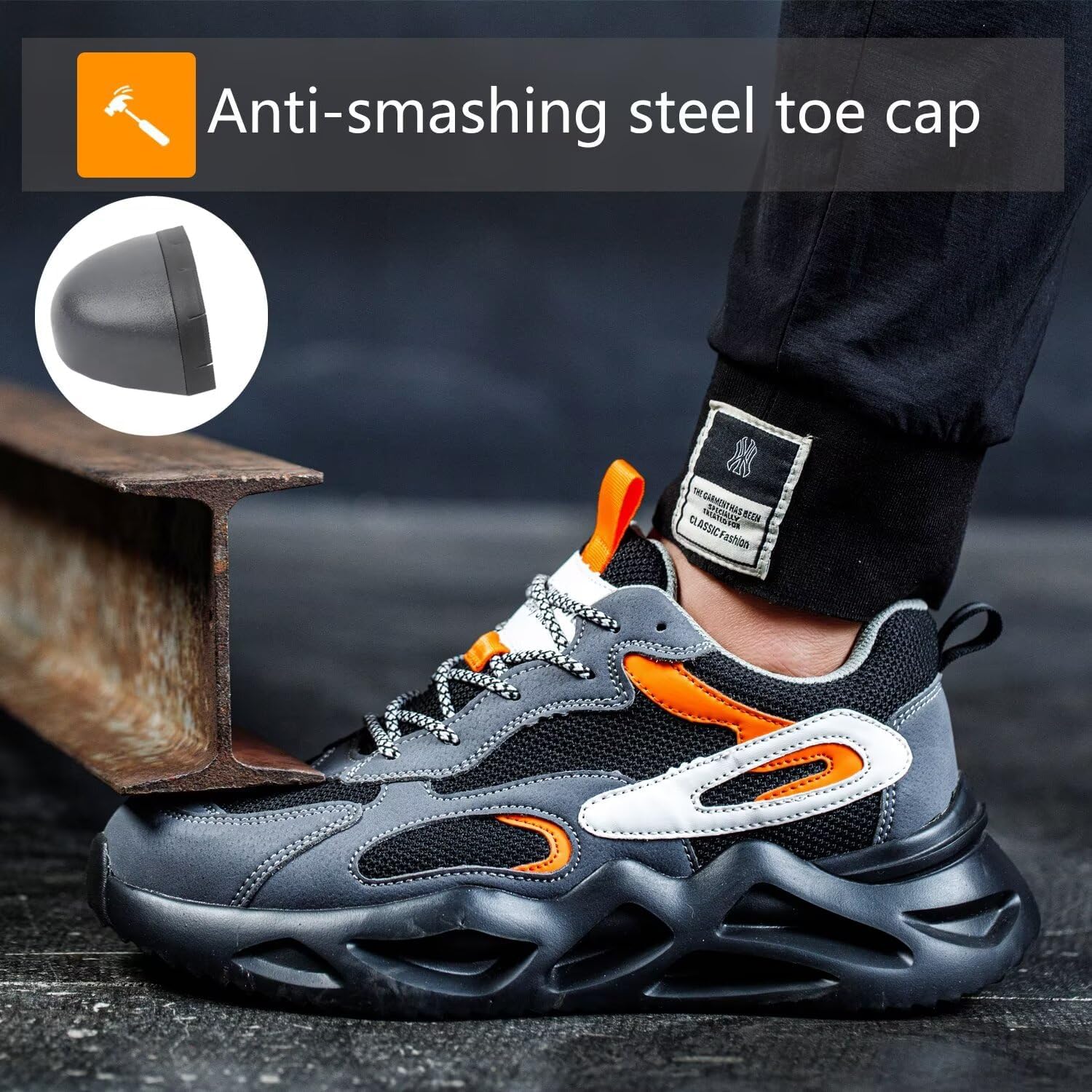 Annvia Steel Toe Cap Trainers Men Women Safety Trainers Lightweight Breathable Non Slip Work Shoes Safety Boots Construction Industrial Sneakers 3 81uyh7wWTOL. AC SL1500 - rockonmodels.de